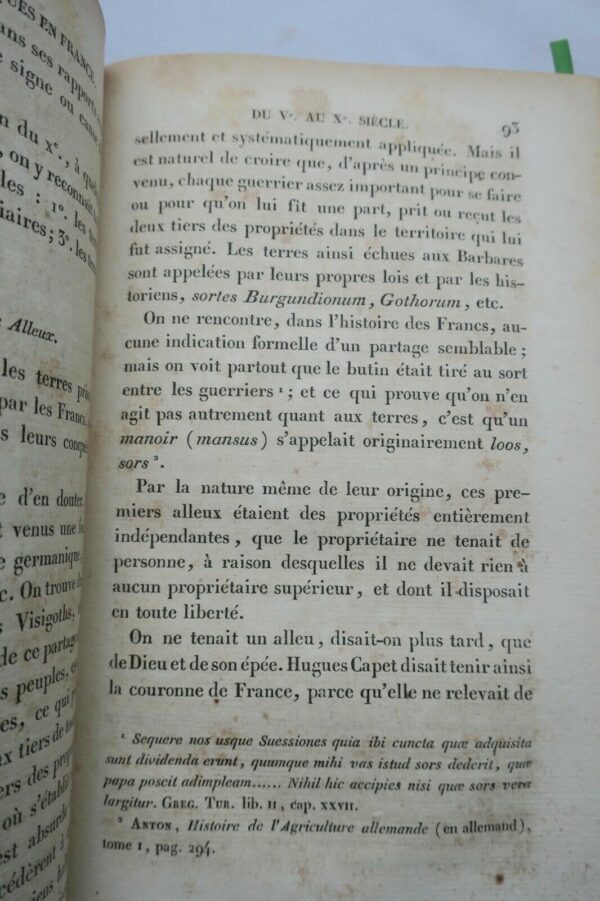 GUIZOT. Essais sur l'Histoire de France. Pour servir de complément aux 1824 – Image 6