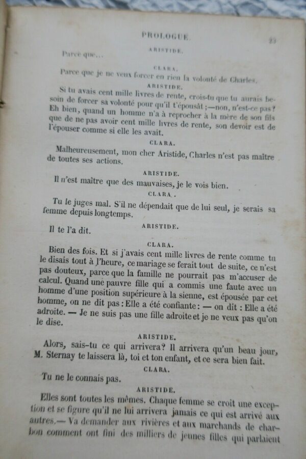 Gavarni Masques et Visages 1860 DUMAS  Le fils naturel Comédie EO – Image 7