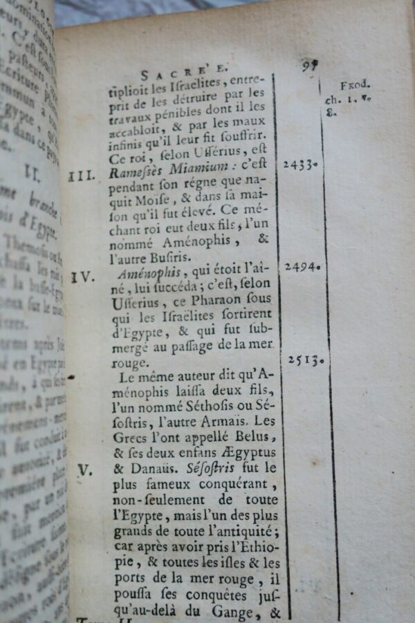 Géographe ordinaire du Roi Géographie sacrée et historique 1747 – Image 6