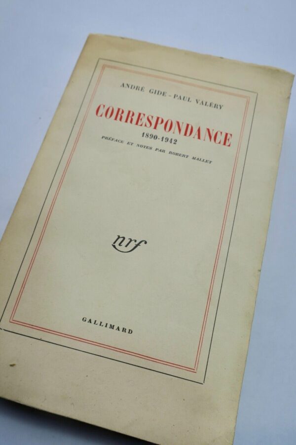 Gide, André  Valéry, Paul CORRESPONDANCE: (1890-1942) SP – Image 3