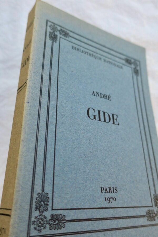 Gide CENTENAIRE CATALOGUE EXPO BIBLIOTHEQUE NATIONALE 1970 – Image 3