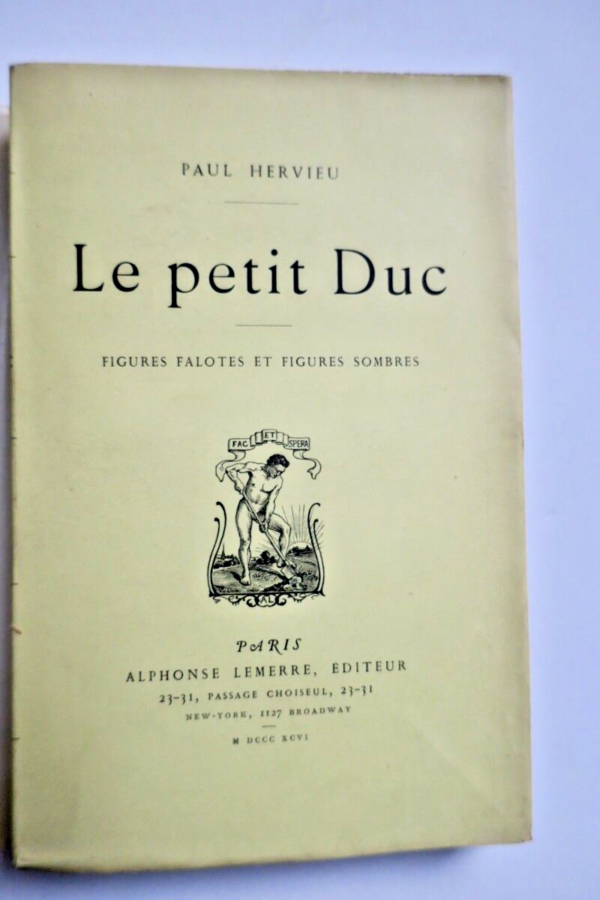 HERVIEU LE PETIT DUC 1896