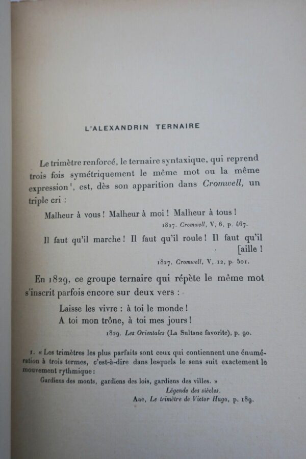 HUGO RYTHMES DANS L'ALEXANDRIN DE VICTOR HUGO 1929 – Image 4