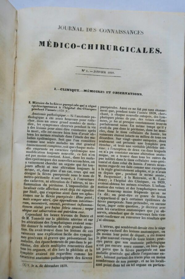 Journal des connaissances médico-chirurgicales 1839-1840 – Image 4