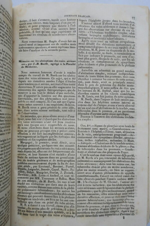 Journal des connaissances médico-chirurgicales 1839-1840 – Image 7