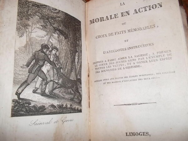 LA MORALE EN ACTION  ou choix de faits mémorables     chez  ARDANT MARTIAL