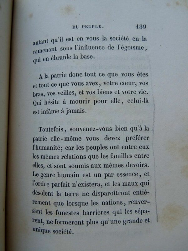 LAMENNAIS  Paroles d'un croyant Le livre du peuple 1838 – Image 3