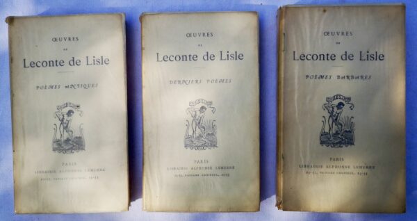 LECONTE DE LISLE POEMES ANTIQUES, POEMES BARBARES, DERNIERS POEMES – Image 3