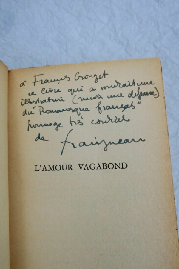 L'amour vagabond André Fraigneau + dédicace – Image 6