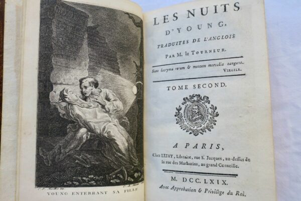 Les Nuits d'Young 1769 Le Tourneur