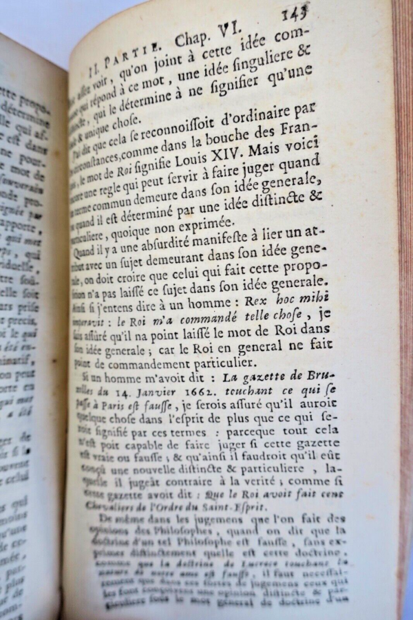 Logique ou l'art de penser, contenant outre les règles communes 1738 – Image 4