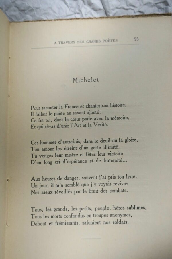 MAUGIS L'Ame de la France à travers ses grands poètes. Sonnets + dédicace – Image 5