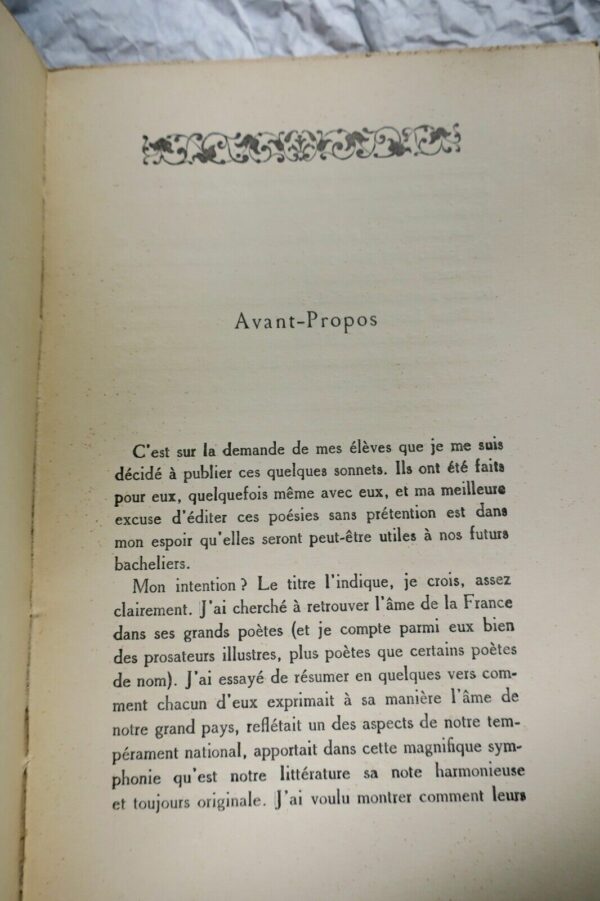 MAUGIS L'Ame de la France à travers ses grands poètes. Sonnets + dédicace – Image 7