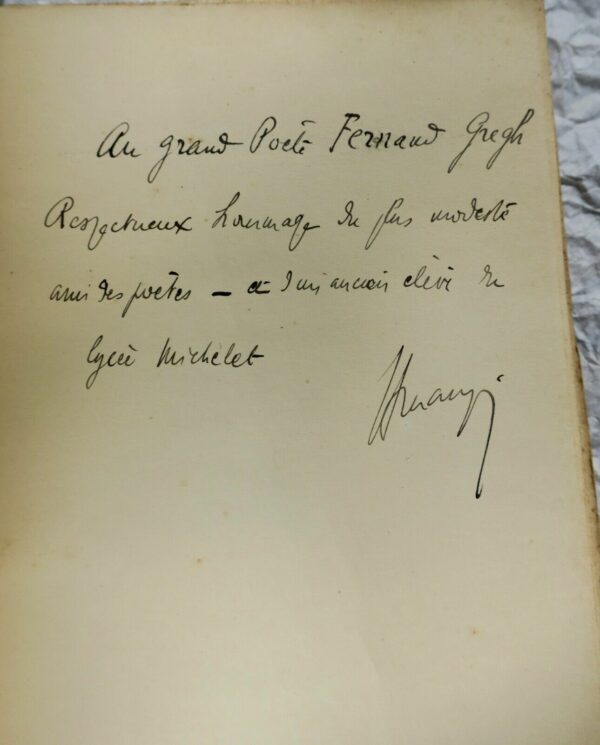 MAUGIS L'Ame de la France à travers ses grands poètes. Sonnets + dédicace – Image 8