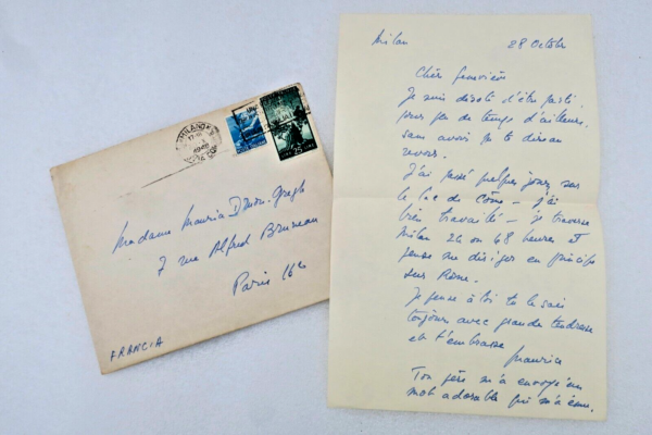 Maurice DRUON lettre autographes signée