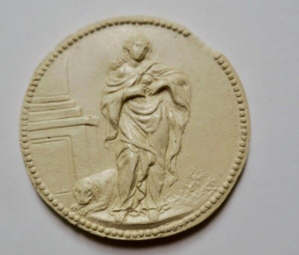 Médaille en plâtre  30 mm