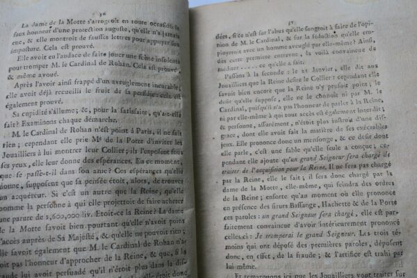 Mémoire pour de Rohan, cardinal 1786 affaire du Collier de la Reine – Image 12