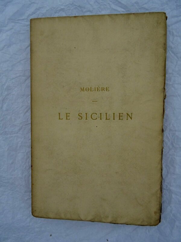 Molière Le Sicilien sur vergé nté – Image 3