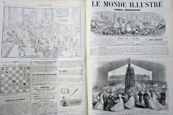 Monde illustré, journal hebdomadaire. Tome XXIII, second semestre 1868 – Image 7