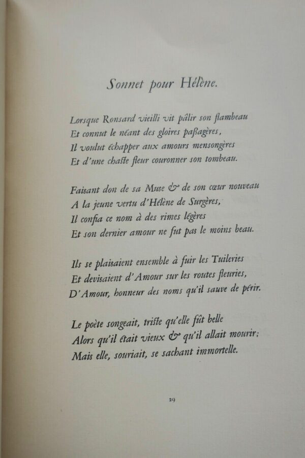 NOLHAC (Pierre de) Les Sonnets + dédicace – Image 3