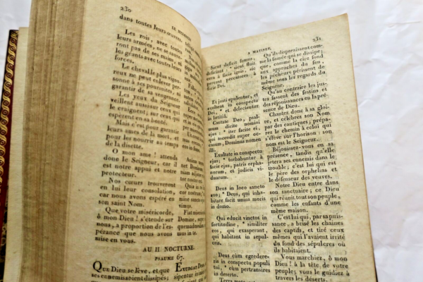 OFFICE DE L'EGLISE, Latin et Français, pour les dimanches et fêtes 1821 – Image 7