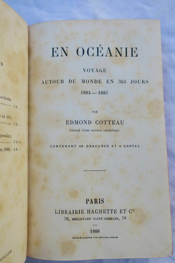 Océanie  En OCEANIE. Voyage Autour du Monde en 365 Jours 1888 – Image 11