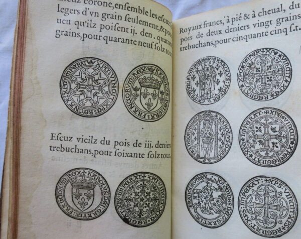 Or & argent Ordonnances du Roy contenant le pois & pris des especes d'or & 1561