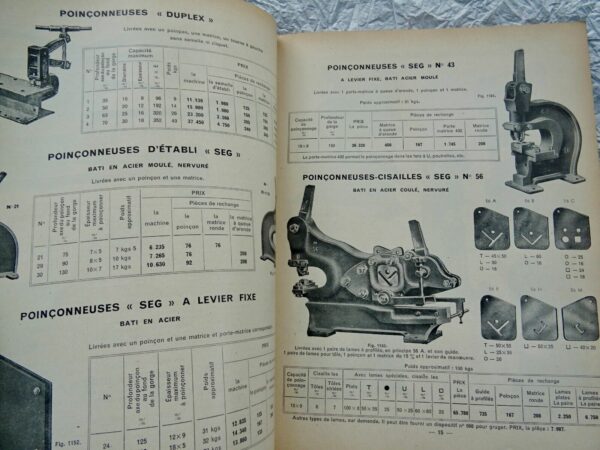 Outil DAFOR 1952 catalogue – Image 7