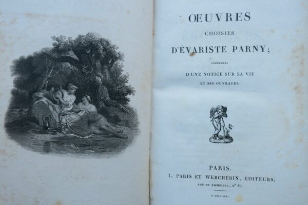 PARNY  Oeuvres choisies d'Evariste Parny 1826 – Image 3