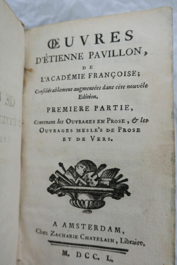 PAVILLON Etienne Oeuvres d'Etienne Pavillon 1750 – Image 9