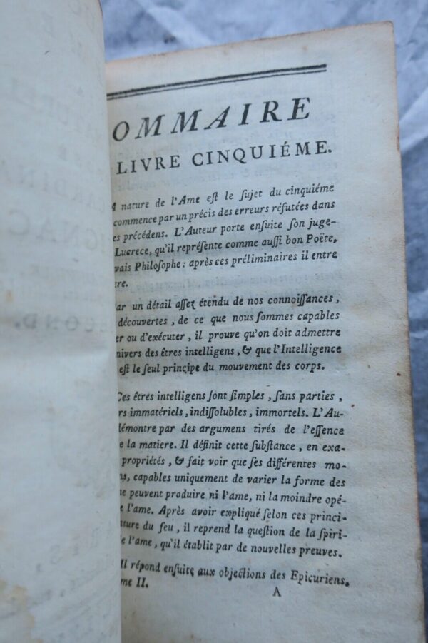 POLIGNAC  L'anti-Lucrèce poême sur la religion naturelle 1767 – Image 6