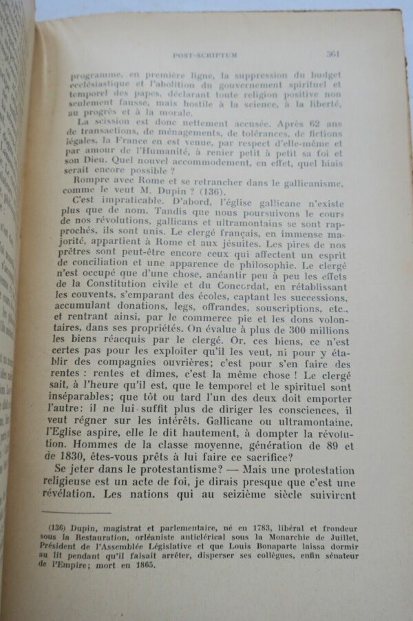 PROUDHON (Pierre-Joseph) Confessions d'un révolutionnaire pour servir à l'histoi – Image 3