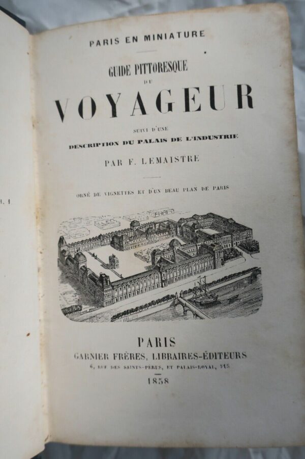 Paris en miniature guide pittoresque de voyageur 1858