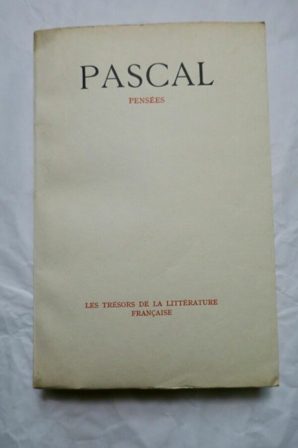 Pascal Pensées 1947