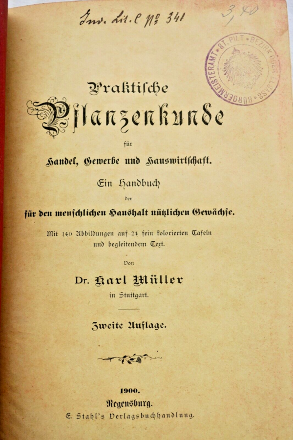 Pflanzen Praktische Pflanzenkunde für Handel, Gewerbe und Hauswirtschaft 1900 – Image 11