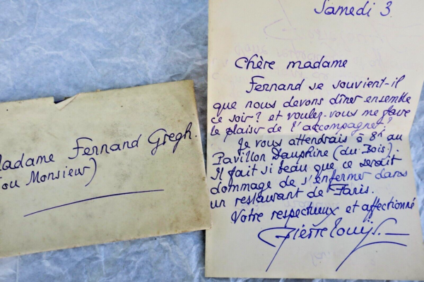 Pierre Louÿs lettre autographe signée