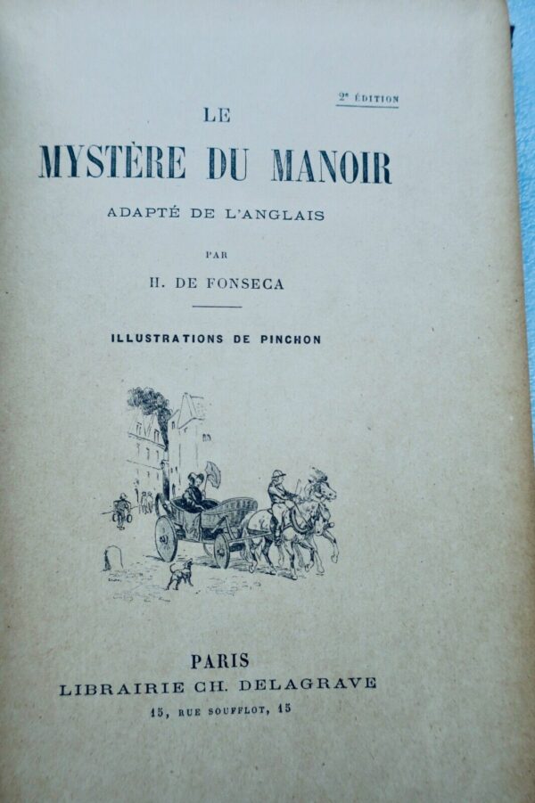 Pinchon - H. de Fonséca. Le Mystère du Manoir – Image 7