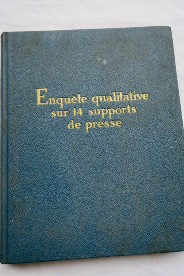 Presse enquète qualitative sur 14 supports de presse / périodique 1957 – Image 4