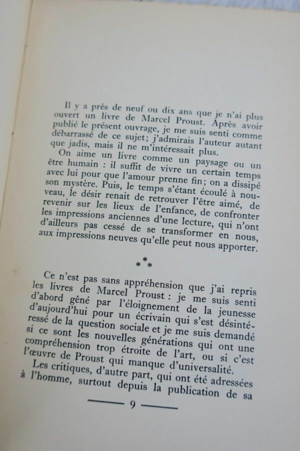 Proust nouvelle lecture de Marcel Proust dix ans plus tard... – Image 7