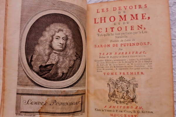 Pufendorf devoirs de l'homme et du citoien tels qu'ils 1735 – Image 11