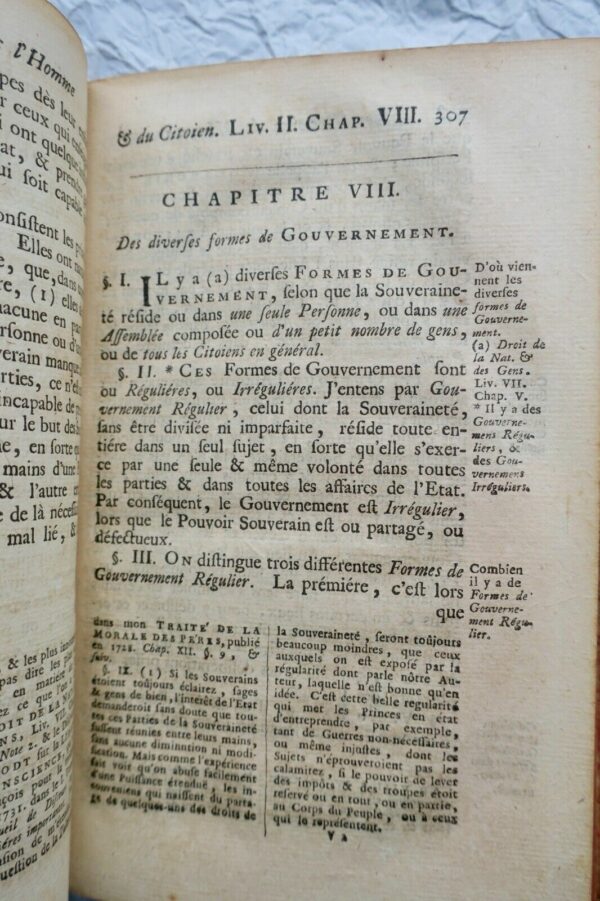 Pufendorf devoirs de l'homme et du citoien tels qu'ils 1735 – Image 5