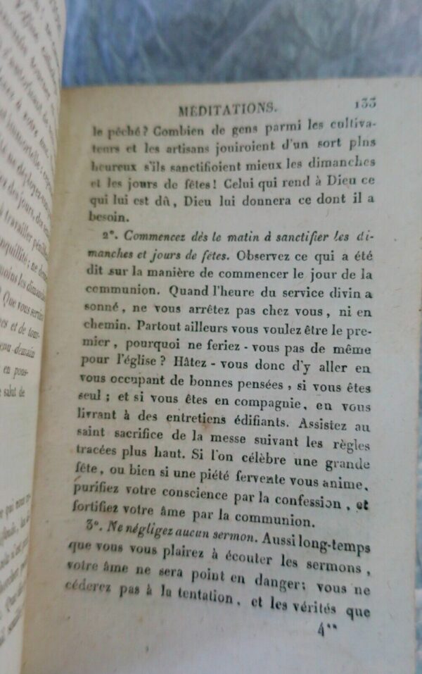 RECUEIL DE MORTS EDIFIANTES 1827 missionnaire des familles chrétiennes – Image 4