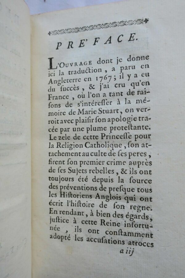 Recherches historiques et critiques sur les principales preuve Marie Stuart 1772 – Image 8