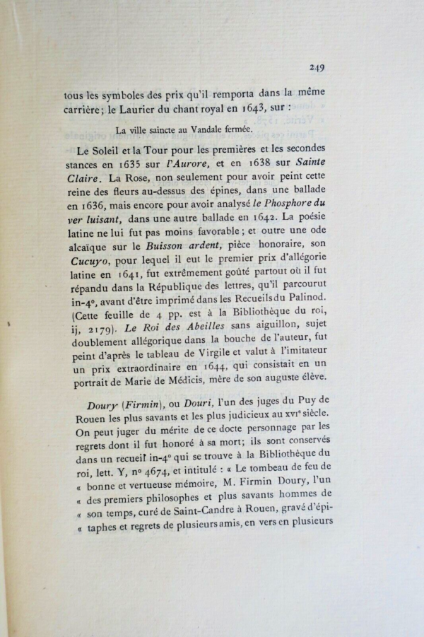 Rouen Les trois siècles palinodiques ou histoire générale des palinods 1898 – Image 3