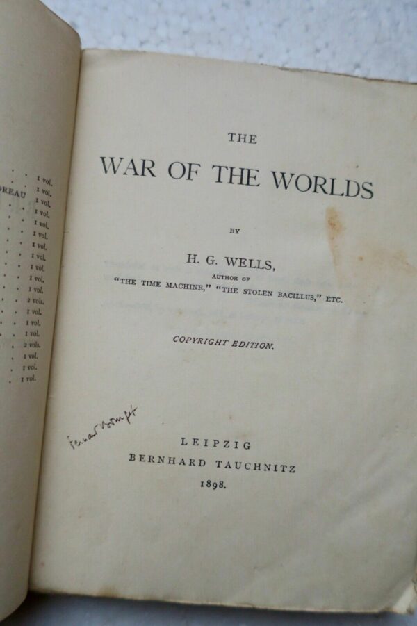 SF WELLS (Herbert-George) La Guerre des Mondes war of the worlds – Image 13