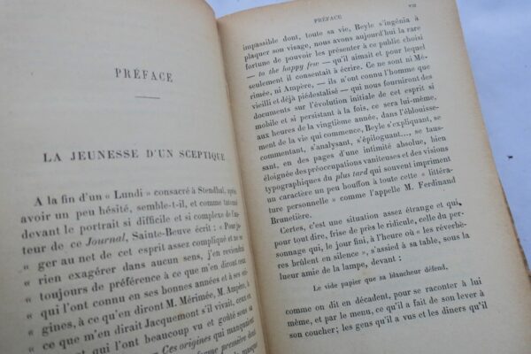 STENDHAL. Oeuvre posthume. - Journal de Stendhal 1888 – Image 8