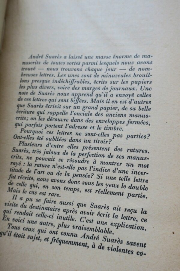 SUARES (André). Ignorées du destinataire. Lettres inédites + envoi – Image 6