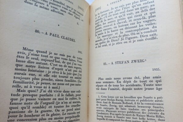 SUARES (André). Ignorées du destinataire. Lettres inédites + envoi – Image 8