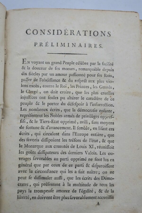 Senac Regierung, Mores, Und Der Bedingungen En France 1795 – Image 9