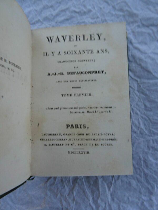 Sir Walter Scott Waverley, ou il y a soixante ans MINI – Image 3